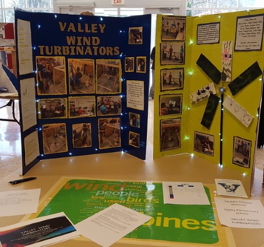 Valley Elementary Wind Turbinators documentation for the Kidwind competition at Dabney S. Lancaster Community College on April 8, 2017.
