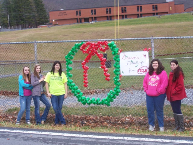 FCCLA members spread some cheer to the community and school.