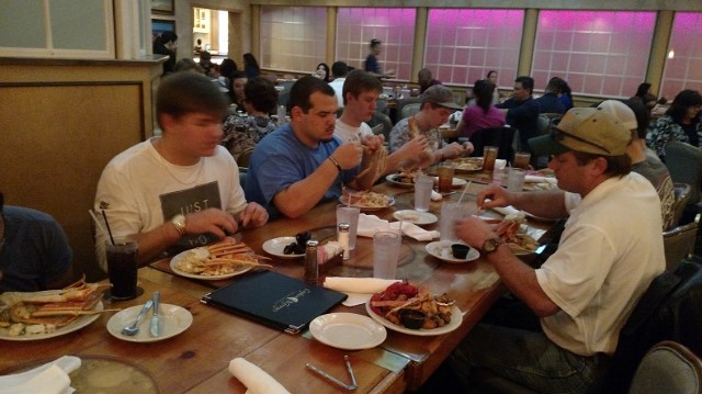 All you can eat crab legs